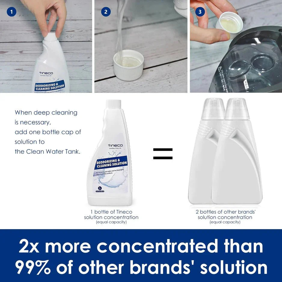 FLOOR ONE S5/S3/iFloor3/iFloor2/iFloor Series Multi-Surface Cleaning Solution-16.2 oz (480ml) * 2