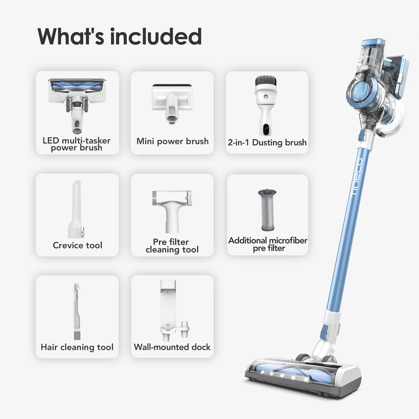 Tineco A11 Hero Cordless Lightweight Stick/Handheld Vacuum Cleaner