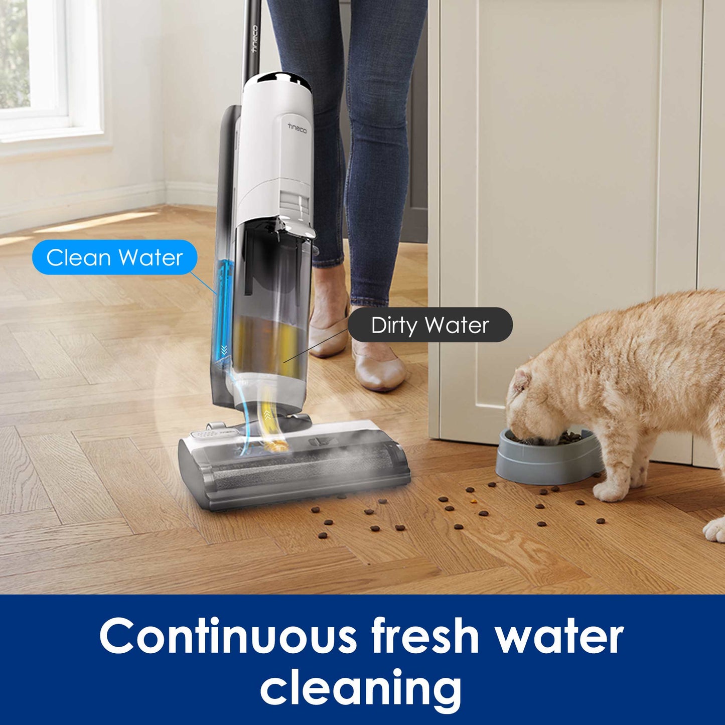 TINECO FLOOR ONE S5 STEAM Smart Wet Dry Vacuum Cleaner With Steam