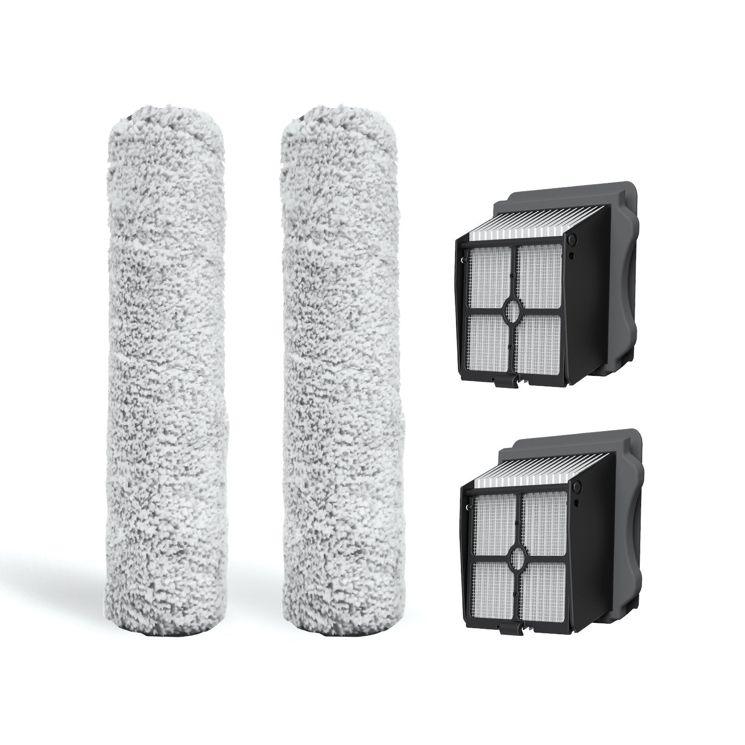 Tineco FLOOR ONE S3/IFLOOR 3 Replacement Brush Roller Kit-2x Brush Roller & 2x HEPA Assy