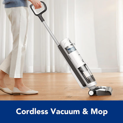 Tineco iFLOOR 3 Breeze Wet Dry Vacuum Cordless Floor Cleaner and Mop One-Step Cleaning for Hard Floors