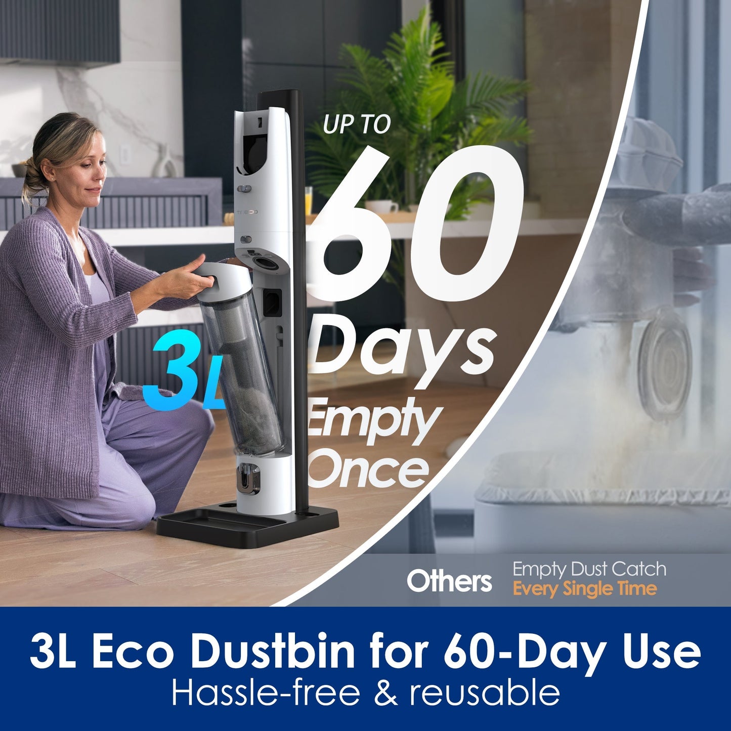 Tineco PURE ONE STATION Smart Cordless Stick Vacuum Cleaner Cordless Vacuum Cleaner